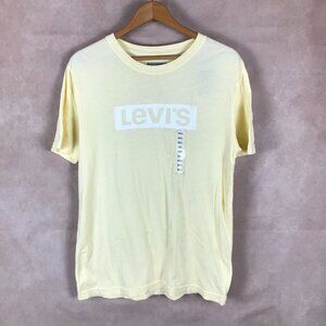 Levi's Men's Size Small Yellow Slim-Fit Logo T-Shirt NWT